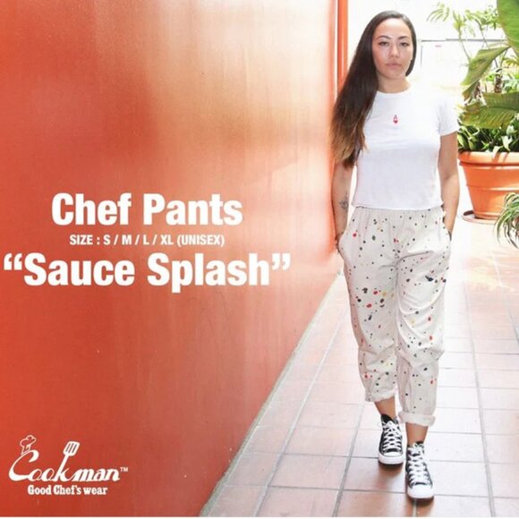 Cookman Chef Pants - Sauce Splash : Beige - Picture 4 of 8